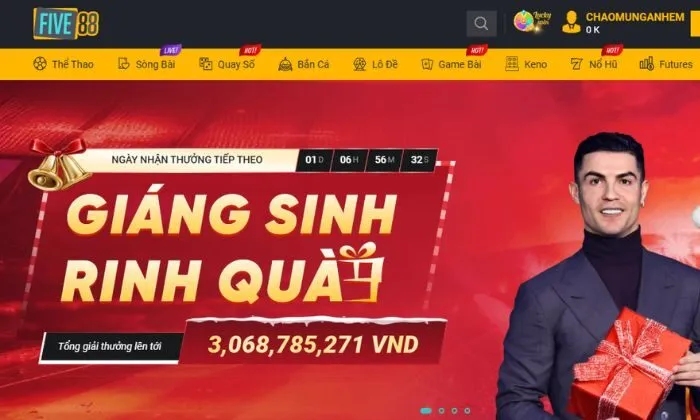 Five88 là một nhà cái cá cược trực tuyến uy tín nhất hiện nay